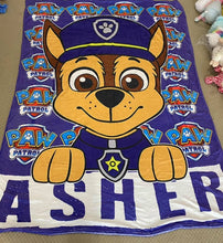 Chase paw patrol Custom Blanket