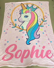 Unicorn custom Star Blanket