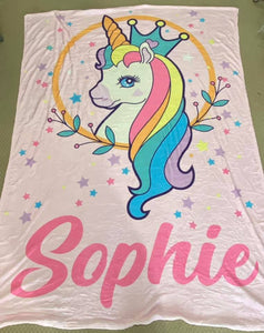 Unicorn custom Star Blanket