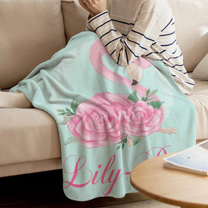 Flamingo Custom Blanket