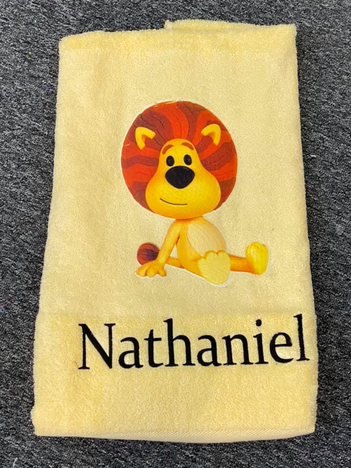 Raa Raa the lion personalised towel