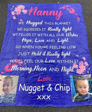 We/I Hugged  Custom Blanket