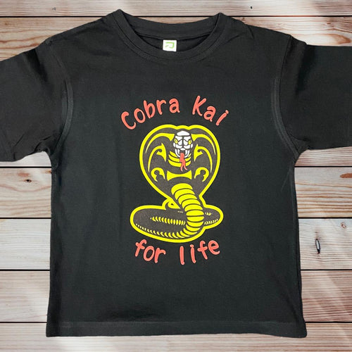 Cobra Kai for life Kids Tshirt