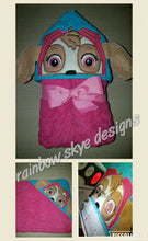 3D Paws Hooded Towels