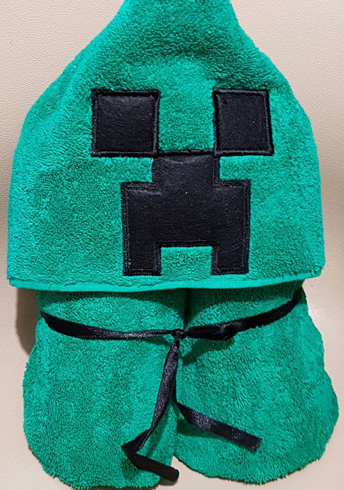 Minecraft Hooded Towel