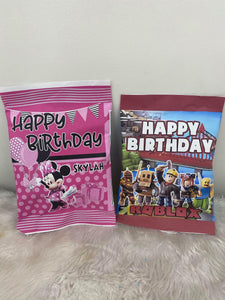 Party Custom Chip Packets
