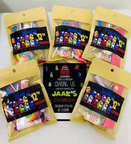 Party Custom Lolly Bags