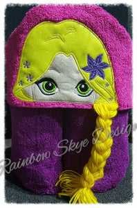 Princess Girls Hooded Towels