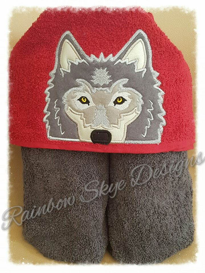 Wolf Hooded Towel
