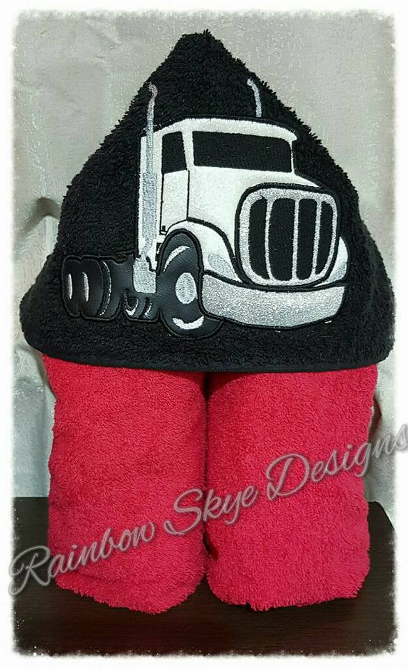 Mac Truck Hooded Towel