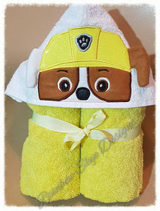 3D Paws Hooded Towels