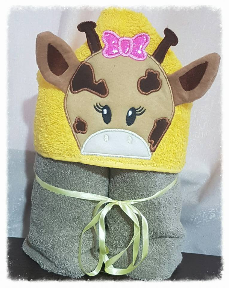 Giraffe Hooded Towel