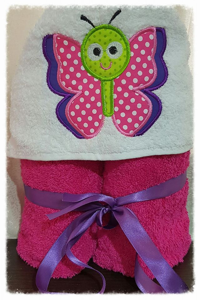 Butterfly Hooded Towel
