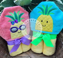 Pineapple Hooded Towels.