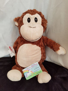 Huggles the Monkey.
