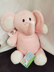 Elle the Elephant Pink,Blue, Purple,Grey