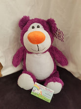 Cubbyford the Purple Bear.