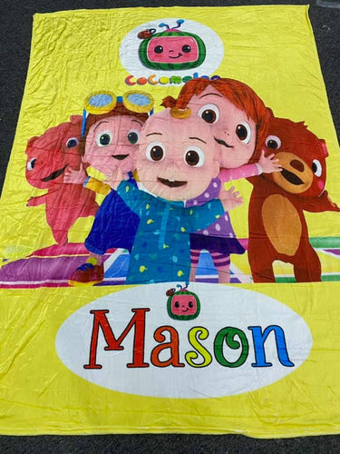Cocomelon Custom Blanket
