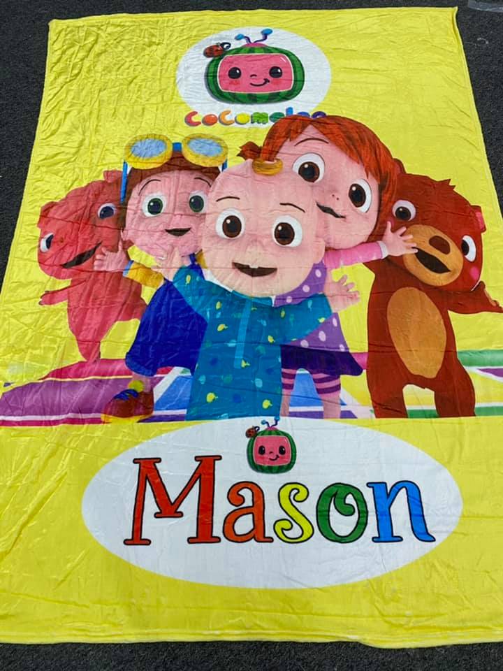 Cocomelon Custom Blanket