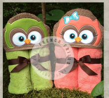 owl Hooded Towel