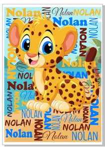 Cartoon Animal Blanket
