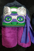 3D Coloured Turtles Hooded Towel