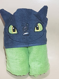 Toothless Hooded Towel