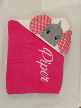 Elephant hooded towel boy and girl