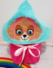 Paw patrol hooded towels