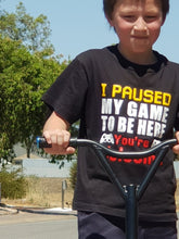 I paused my game " T-shirt