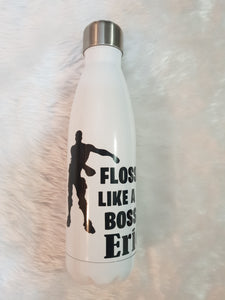 Stainless steel slim drink bottles