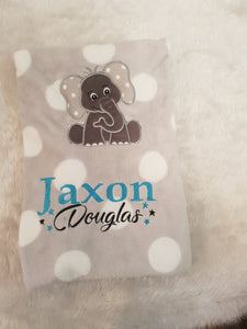 Embroidered Personlized Baby Blankets