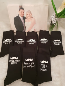Mens wedding socks