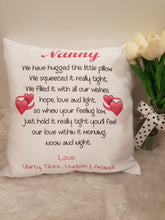 Personalised cushions