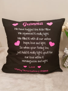 Personalised cushions