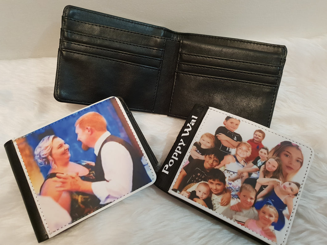 Personalised mens wallets