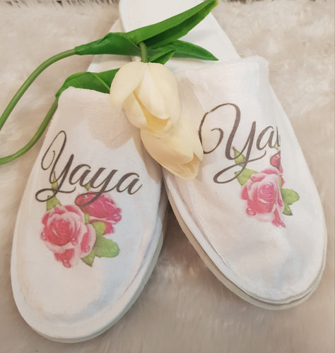 Slippers Personalised