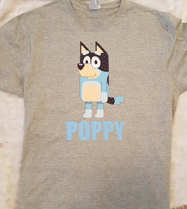 bluey mens tshirt