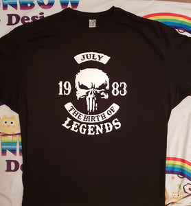 Birth of legends tshirt