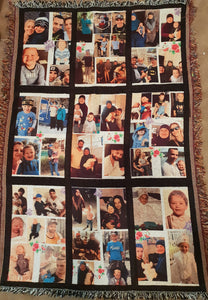 Throw Rug/Blanket (9 panel photo blanket}