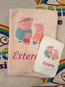 Peppa Pig Personalised Towel