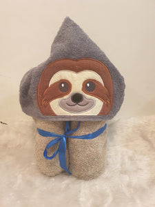 Sloth Hooded Towel