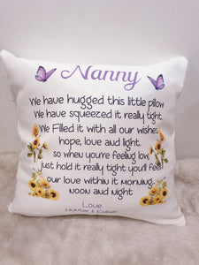 Personalised cushions