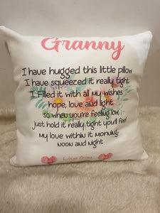 Personalised cushions