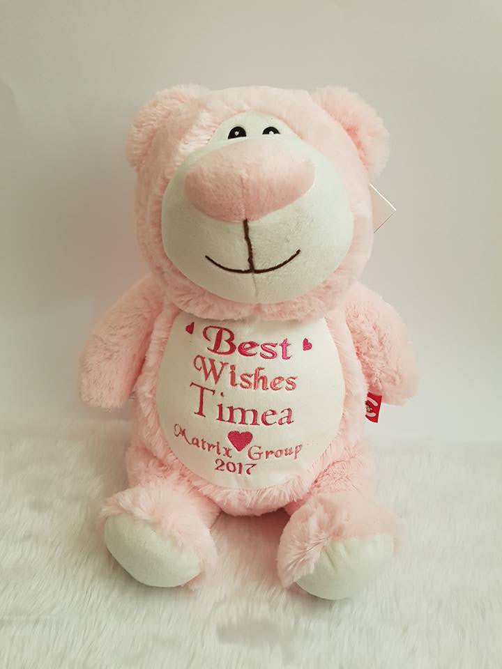 Pink bear.