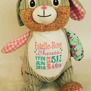 Harlequin Pink Bunny