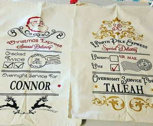 Santa Christmas Sacks.