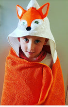 3D Fox Hooded Towel