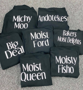 Team Moist Tiktok Hoodies