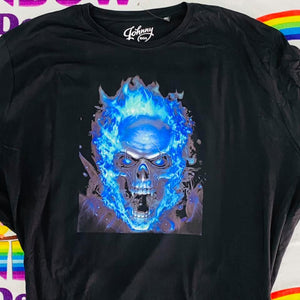 Blue Skull Tshirt